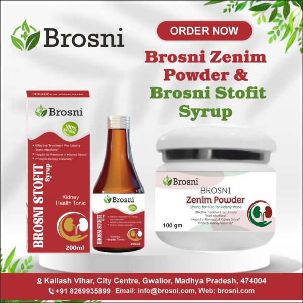 Brosni Stofit Syrup and Zenim Powder